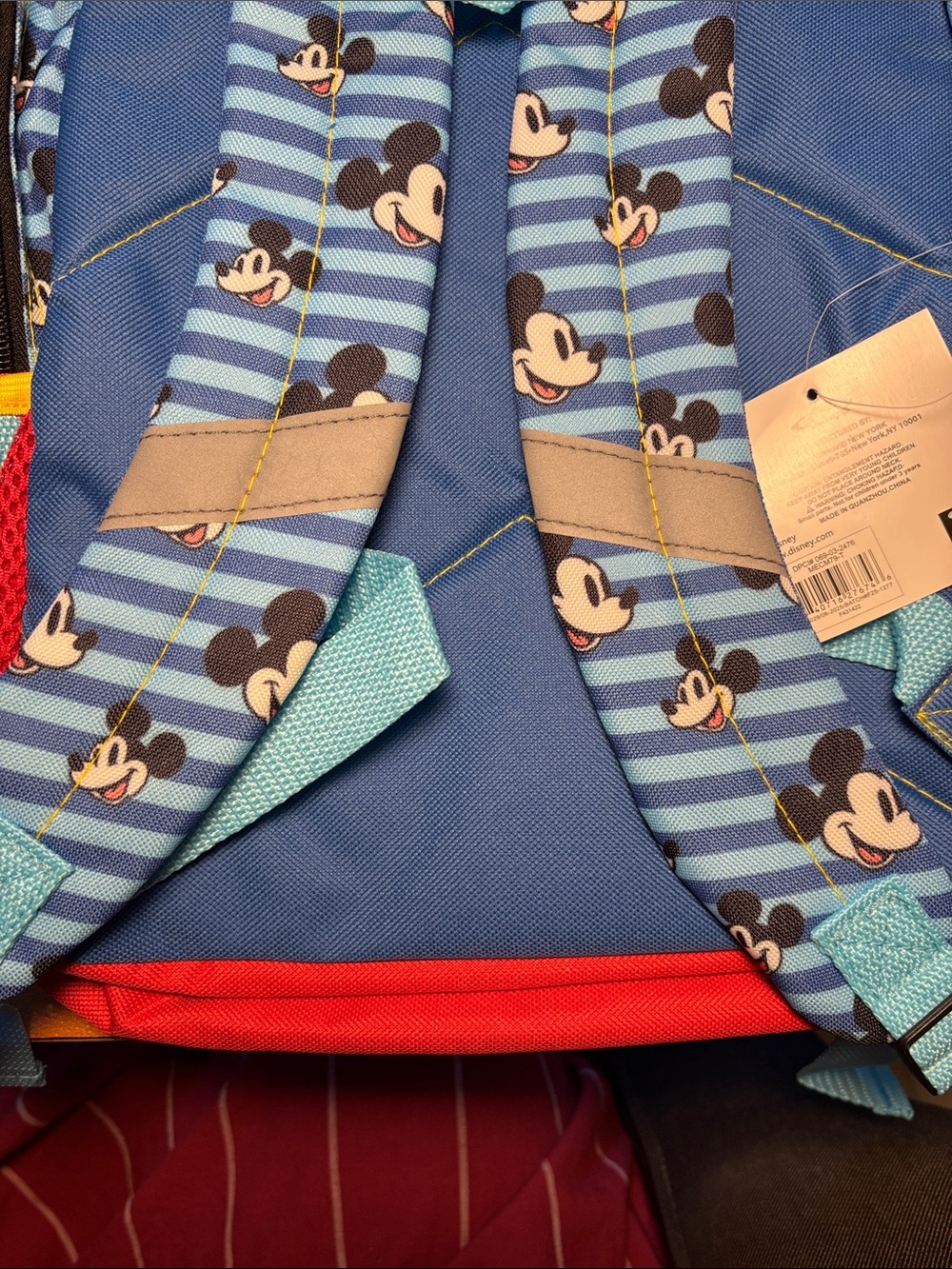 Disney Kids Backpack - Red & Blue - Picture 3 of 4